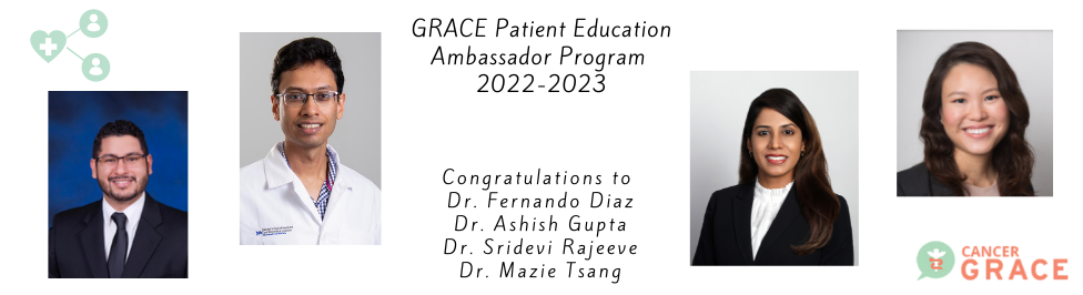 GRACE Patient Education Ambassadors 2022-23